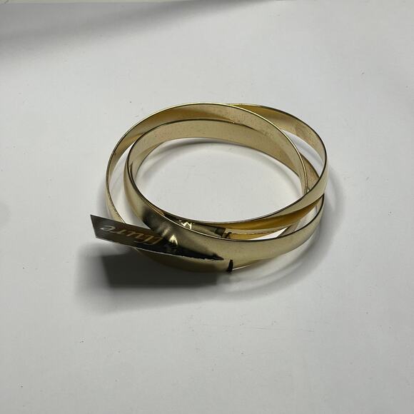 set of three gold tone fashion costume jewelry by Allure unworn w tags jewelry - Picture 8 of 11